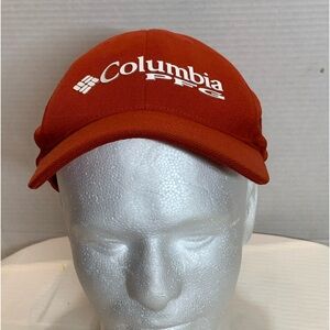 Columbia PFG Flexfit Logo Hat Brunt Orange color.Unisex L/XL. GUC